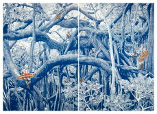 Danie Mellor, SuperNatural, 2013 (diptych)